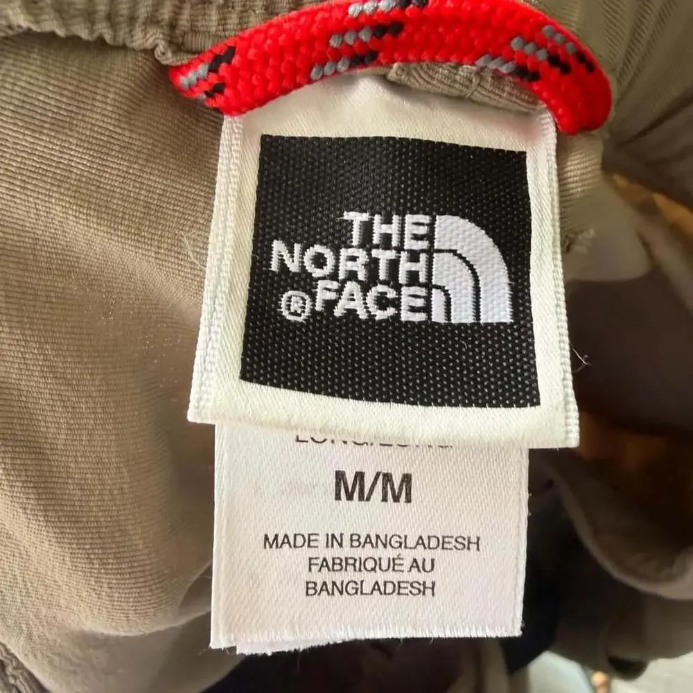 The North Face Convertible Hiking Pants Mens Medium Khaki Cargo Zip-Off